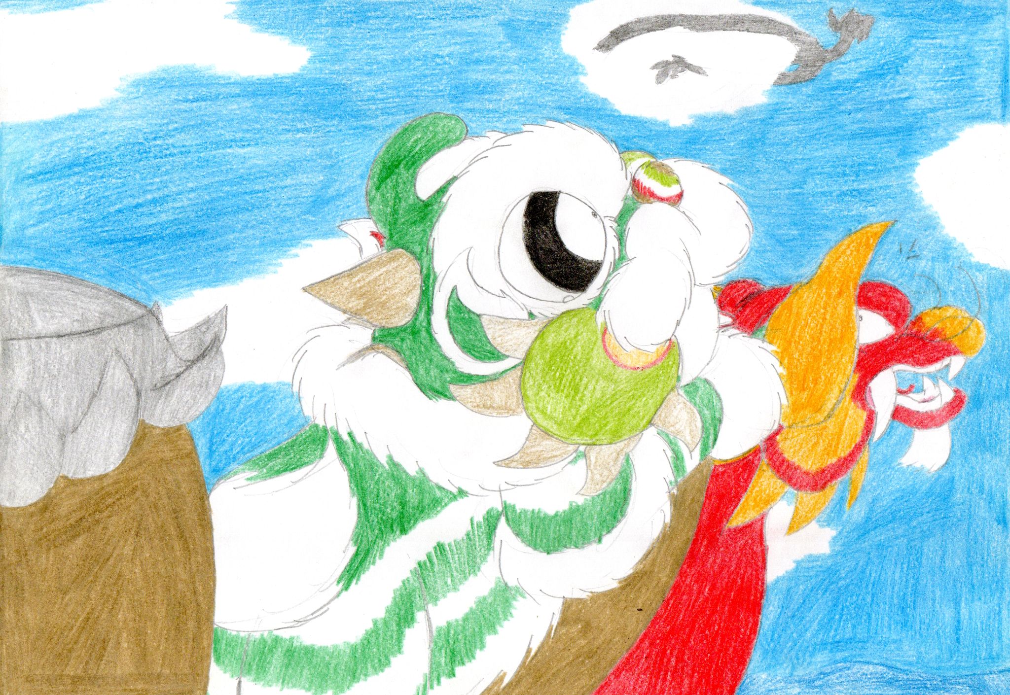 Sometimes, I wish I was soaring higher than the clouds...